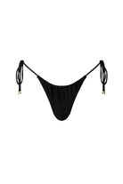 Kaia Side Tie Ruched Bikini Bottom Front Image